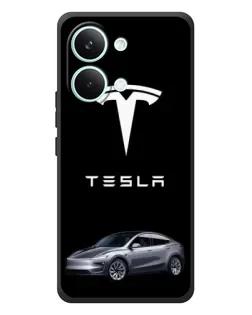 Чехол для Xiaomi Poco X8 Pro Max с картинкой «Tesla Model Y» Чехол для Xiaomi Poco X8 Pro Max с картинкой «Tesla Model Y»