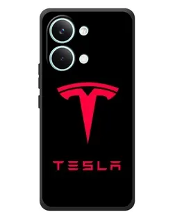 Чехол для Xiaomi Poco X8 Pro Max с картинкой «Tesla Red Logo» Чехол для Xiaomi Poco X8 Pro Max с картинкой «Tesla Red Logo»
