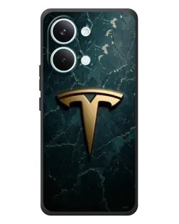 Чехол для Xiaomi Poco X8 Pro Max с картинкой «Мраморная Tesla Gold» Чехол для Xiaomi Poco X8 Pro Max с картинкой «Мраморная Tesla Gold»