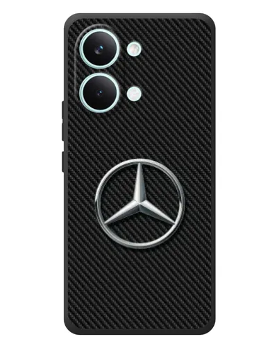 Чехол для Xiaomi Poco X8 Pro Max с картинкой «Карбоновый Mercedes стиль» Чехол для Xiaomi Poco X8 Pro Max с картинкой «Карбоновый Mercedes стиль»