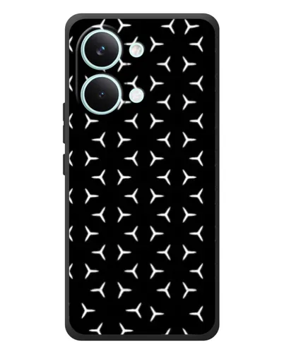 Чехол для Xiaomi Poco X8 Pro Max с картинкой «Mercedes паттерн звезд» Чехол для Xiaomi Poco X8 Pro Max с картинкой «Mercedes паттерн звезд»