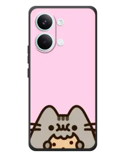 Чехол для Xiaomi Poco X8 Pro Max с картинкой «Pusheen и печенье» Чехол для Xiaomi Poco X8 Pro Max с картинкой «Pusheen и печенье»