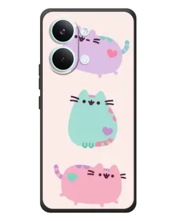 Чехол для Xiaomi Poco X8 Pro Max с картинкой «Pusheen трио» Чехол для Xiaomi Poco X8 Pro Max с картинкой «Pusheen трио»
