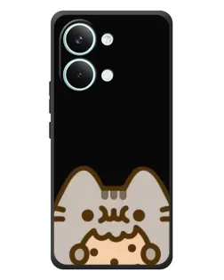 Чехол для Xiaomi Poco X8 Pro Max с картинкой «Пушин на черном» Чехол для Xiaomi Poco X8 Pro Max с картинкой «Пушин на черном»