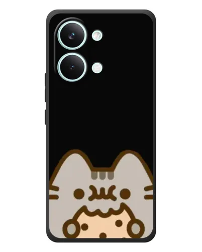 Чехол для Xiaomi Poco X8 Pro Max с картинкой «Пушин на черном»
