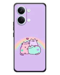 Чехол для Xiaomi Poco X8 Pro Max с картинкой «Радужные Пушины» Чехол для Xiaomi Poco X8 Pro Max с картинкой «Радужные Пушины»