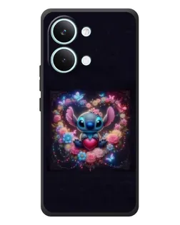 Чехол для Xiaomi Poco X8 Pro Max с картинкой «Stitch в цветах» Чехол для Xiaomi Poco X8 Pro Max с картинкой «Stitch в цветах»
