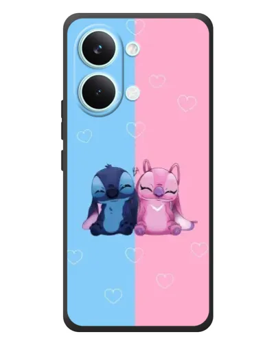 Чехол для Xiaomi Poco X8 Pro Max с картинкой «Stitch и Angel Love» Чехол для Xiaomi Poco X8 Pro Max с картинкой «Stitch и Angel Love»