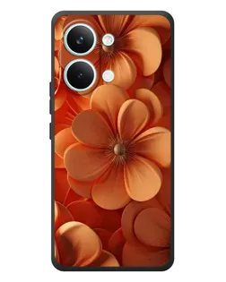 Чехол для Xiaomi Poco X8 Pro Max с картинкой «Оранжевый макро цветок»
