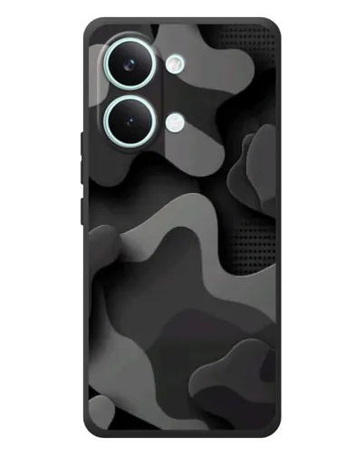 Чехол для Xiaomi Poco X8 Pro Max с картинкой «Темный абстрактный камуфляж» Чехол для Xiaomi Poco X8 Pro Max с картинкой «Темный абстрактный камуфляж»