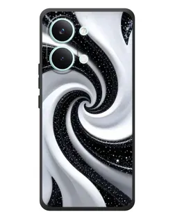 Чехол для Xiaomi Poco X8 Pro Max с картинкой «Черно-белая спираль» Чехол для Xiaomi Poco X8 Pro Max с картинкой «Черно-белая спираль»