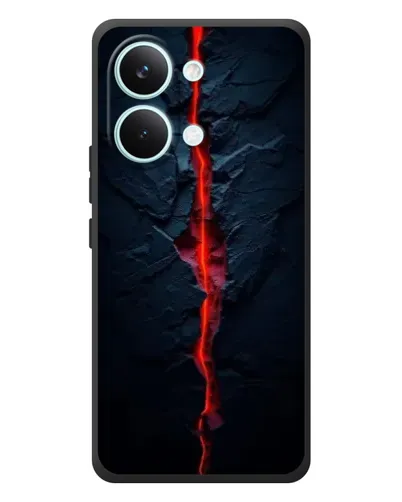 Чехол для Xiaomi Poco X8 Pro Max с картинкой «Kрасная лавовая трещина» Чехол для Xiaomi Poco X8 Pro Max с картинкой «Kрасная лавовая трещина»
