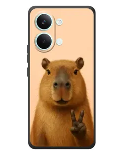 Чехол для Xiaomi Poco X8 Pro Max с картинкой «Капибара виктория» Чехол для Xiaomi Poco X8 Pro Max с картинкой «Капибара виктория»