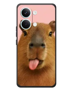Чехол для Xiaomi Poco X8 Pro Max с картинкой «Капибара с языком» Чехол для Xiaomi Poco X8 Pro Max с картинкой «Капибара с языком»