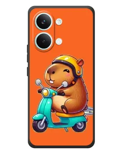 Чехол для Xiaomi Poco X8 Pro Max с картинкой «Капибара на скутере» Чехол для Xiaomi Poco X8 Pro Max с картинкой «Капибара на скутере»