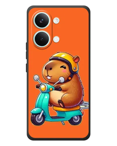Чехол для Xiaomi Poco X8 Pro Max с картинкой «Капибара на скутере» Чехол для Xiaomi Poco X8 Pro Max с картинкой «Капибара на скутере»