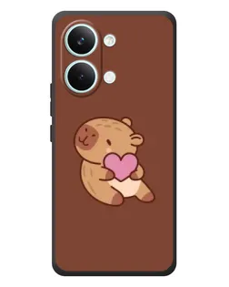 Чехол для Xiaomi Poco X8 Pro Max с картинкой «Капибара с сердцем» Чехол для Xiaomi Poco X8 Pro Max с картинкой «Капибара с сердцем»