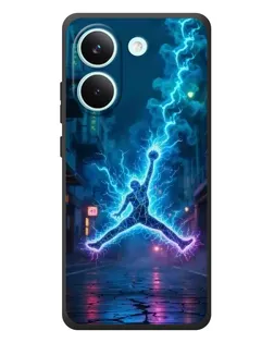 Чехол для Xiaomi Poco X8 Pro с картинкой «Jordan Gold Jumpman»