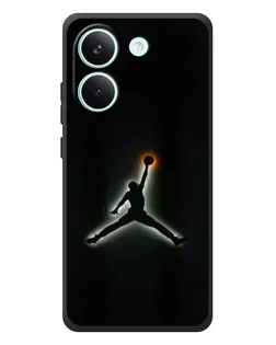 Чехол для Xiaomi Poco X8 Pro с картинкой «Jordan Gradient Logo»