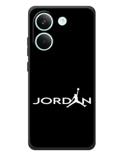 Чехол для Xiaomi Poco X8 Pro с картинкой «Jordan White Logo»