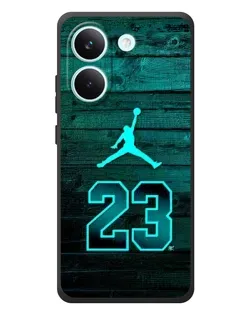 Чехол для Xiaomi Poco X8 Pro с картинкой «Jordan Cyan 23»