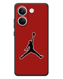 Чехол для Xiaomi Poco X8 Pro с картинкой «Jordan Red Back»