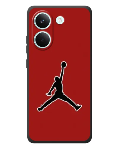 Чехол для Xiaomi Poco X8 Pro с картинкой «Jordan Red Back» Чехол для Xiaomi Poco X8 Pro с картинкой «Jordan Red Back»