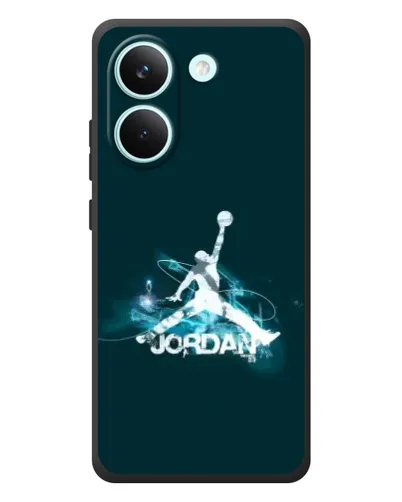 Чехол для Xiaomi Poco X8 Pro с картинкой «Jordan Blue Fire» Чехол для Xiaomi Poco X8 Pro с картинкой «Jordan Blue Fire»