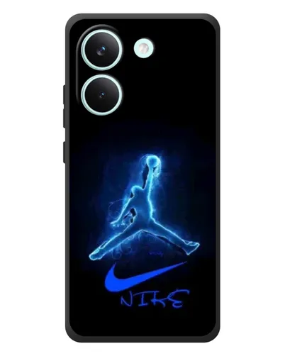 Чехол для Xiaomi Poco X8 Pro с картинкой «Jordan Neon Blue» Чехол для Xiaomi Poco X8 Pro с картинкой «Jordan Neon Blue»