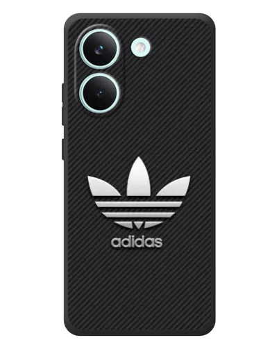 Чехол для Xiaomi Poco X8 Pro с картинкой «Adidas Карбоновая текстура» Чехол для Xiaomi Poco X8 Pro с картинкой «Adidas Карбоновая текстура»