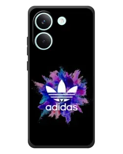 Чехол для Xiaomi Poco X8 Pro с картинкой «Взрыв красок Adidas»