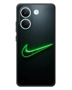 Чехол для Xiaomi Poco X8 Pro с картинкой «Неоновый контур Nike» Чехол для Xiaomi Poco X8 Pro с картинкой «Неоновый контур Nike»