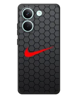 Чехол для Xiaomi Poco X8 Pro с картинкой «Nike — карбоновая сетка» Чехол для Xiaomi Poco X8 Pro с картинкой «Nike — карбоновая сетка»