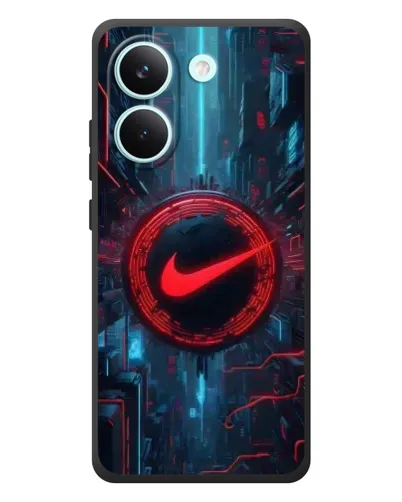 Чехол для Xiaomi Poco X8 Pro с картинкой «Техногенный стиль Nike» Чехол для Xiaomi Poco X8 Pro с картинкой «Техногенный стиль Nike»