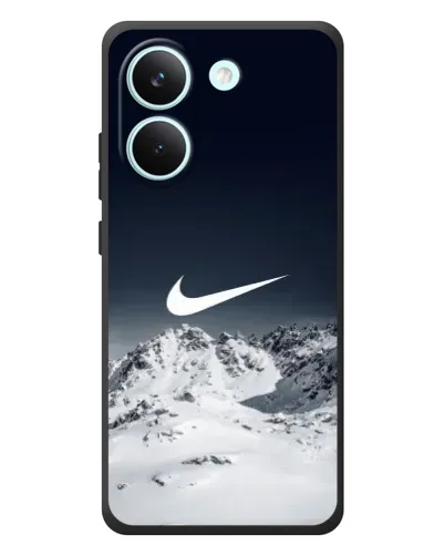 Чехол для Xiaomi Poco X8 Pro с картинкой «Nike — зимние горы» Чехол для Xiaomi Poco X8 Pro с картинкой «Nike — зимние горы»