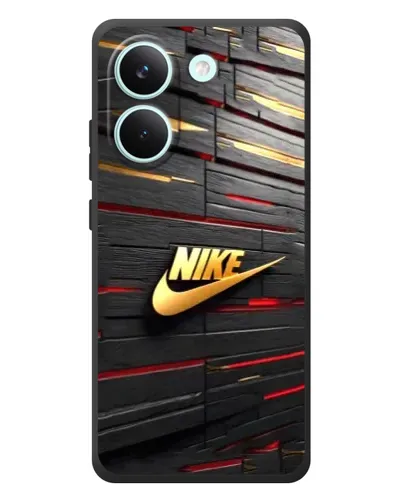 Чехол для Xiaomi Poco X8 Pro с картинкой «Золотой Nike на металле» Чехол для Xiaomi Poco X8 Pro с картинкой «Золотой Nike на металле»