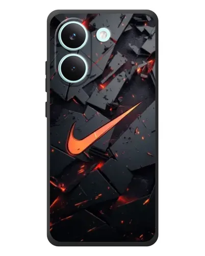 Чехол для Xiaomi Poco X8 Pro с картинкой «Nike — эффект разломов» Чехол для Xiaomi Poco X8 Pro с картинкой «Nike — эффект разломов»