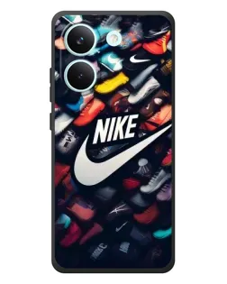 Чехол для Xiaomi Poco X8 Pro с картинкой «Коллекция кроссовок Nike»