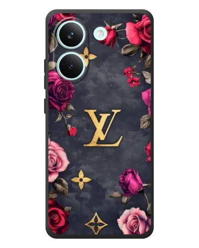 Чехол для Xiaomi Poco X8 Pro с картинкой «Цветочный Louis Vuitton»