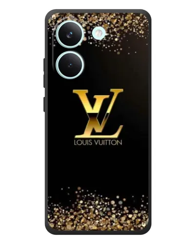 Чехол для Xiaomi Poco X8 Pro с картинкой «LV — золотые искры»