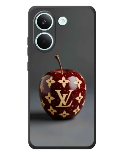 Чехол для Xiaomi Poco X8 Pro с картинкой «Красное яблоко LV»
