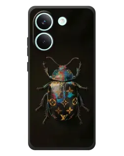 Чехол для Xiaomi Poco X8 Pro с картинкой «LV — мраморный принт»