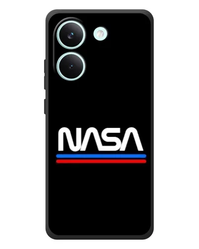 Чехол для Xiaomi Poco X8 Pro с картинкой «NASA — классика Red Blue» Чехол для Xiaomi Poco X8 Pro с картинкой «NASA — классика Red Blue»