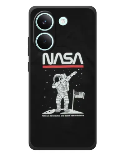 Чехол для Xiaomi Poco X8 Pro с картинкой «NASA — шагаем по Луне» Чехол для Xiaomi Poco X8 Pro с картинкой «NASA — шагаем по Луне»