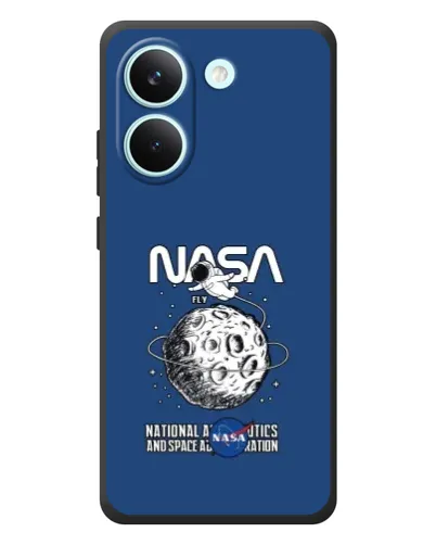 Чехол для Xiaomi Poco X8 Pro с картинкой «NASA — лунная миссия» Чехол для Xiaomi Poco X8 Pro с картинкой «NASA — лунная миссия»