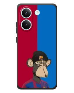 Чехол для Xiaomi Poco X8 Pro с картинкой «Bored Ape — фанат Барсы» Чехол для Xiaomi Poco X8 Pro с картинкой «Bored Ape — фанат Барсы»