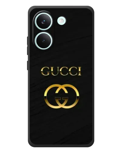Чехол для Xiaomi Poco X8 Pro с картинкой «Золотой логотип Gucci» Чехол для Xiaomi Poco X8 Pro с картинкой «Золотой логотип Gucci»
