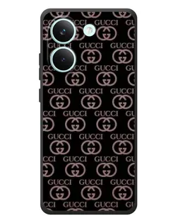 Чехол для Xiaomi Poco X8 Pro с картинкой «Классическая монограмма Gucci» Чехол для Xiaomi Poco X8 Pro с картинкой «Классическая монограмма Gucci»