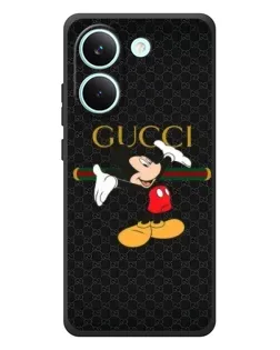 Чехол для Xiaomi Poco X8 Pro с картинкой «Микки Маус Gucci» Чехол для Xiaomi Poco X8 Pro с картинкой «Микки Маус Gucci»