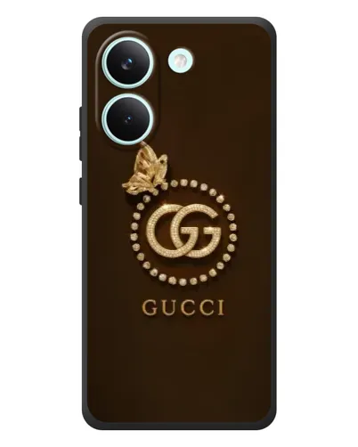 Чехол для Xiaomi Poco X8 Pro с картинкой «Gucci — золотая бабочка» Чехол для Xiaomi Poco X8 Pro с картинкой «Gucci — золотая бабочка»